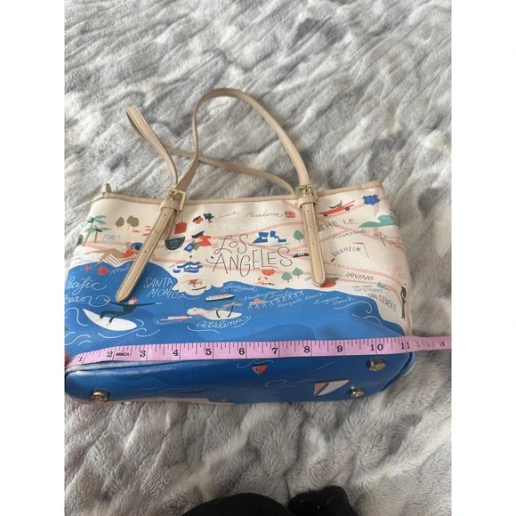 Spartina 449 Los Angeles California Map Tote Bag Travel Holiday California - Picture 7 of 7
